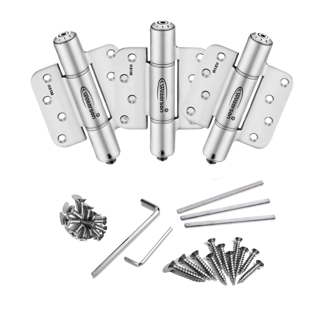 5:8 radius staggered door hinges