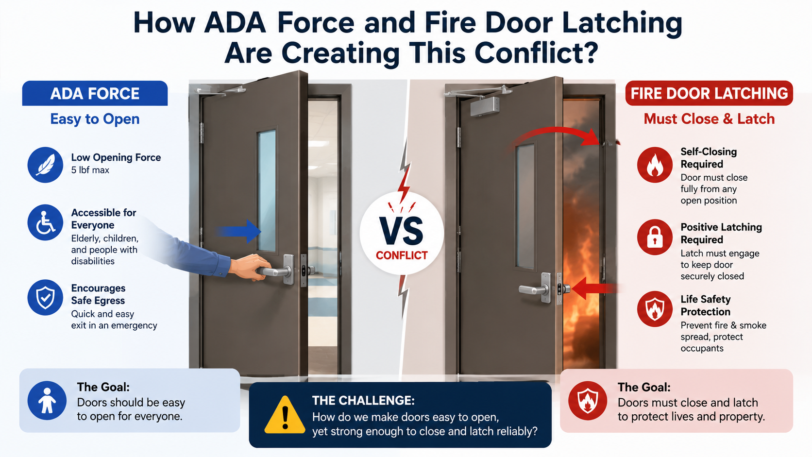 ADA Force vs Fire Door Latching