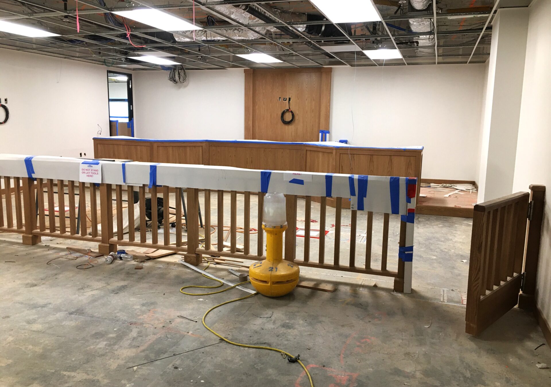 Courtroom Divider
