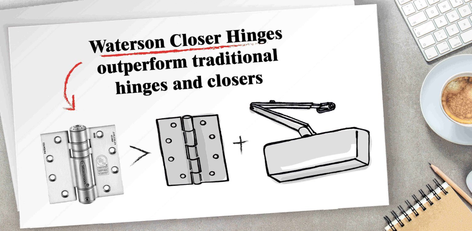 BHMA A156.17 Money Saving Hinges Waterson Closer Hinge