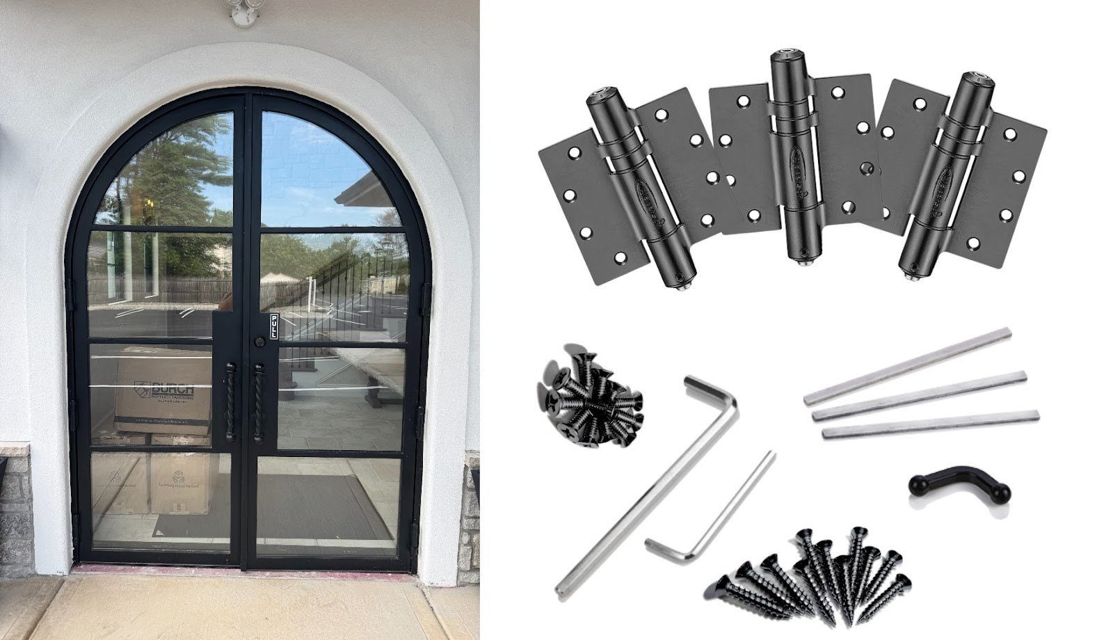 What size door hinges do I need