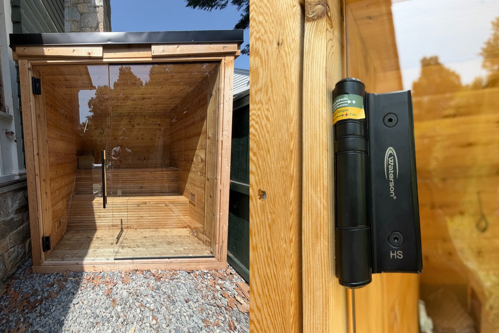 Frameless Glass Sauna Door Hinges