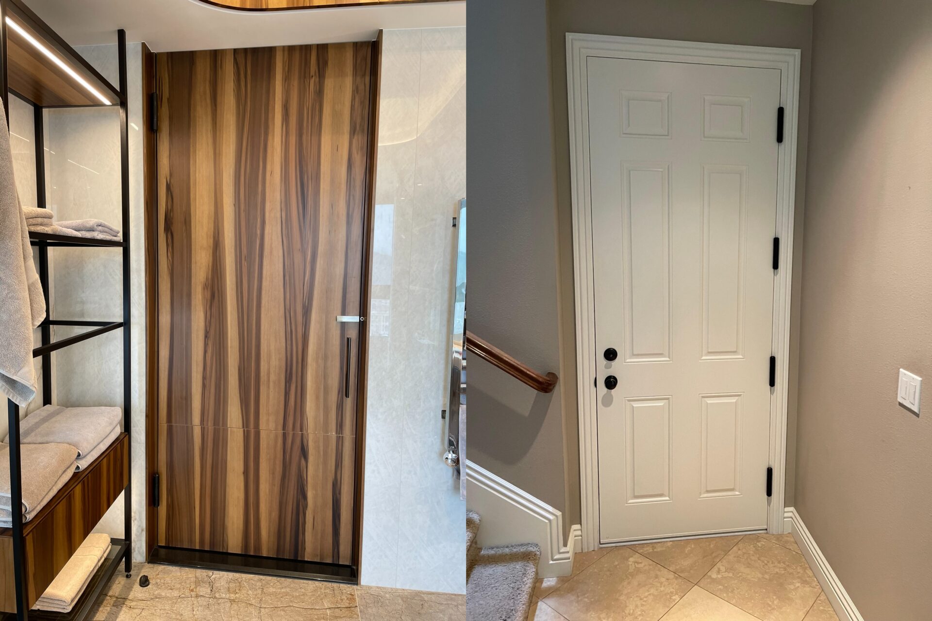Non handed hinges