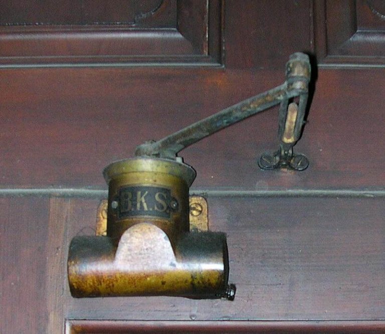 Replace Vintage Door Closer with Heavy Duty Antique Door Hinges