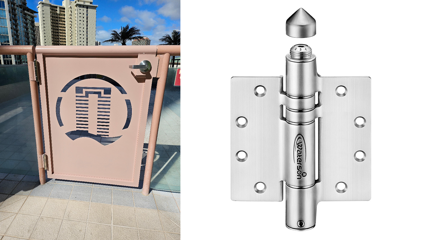 Round Post Gate Closer