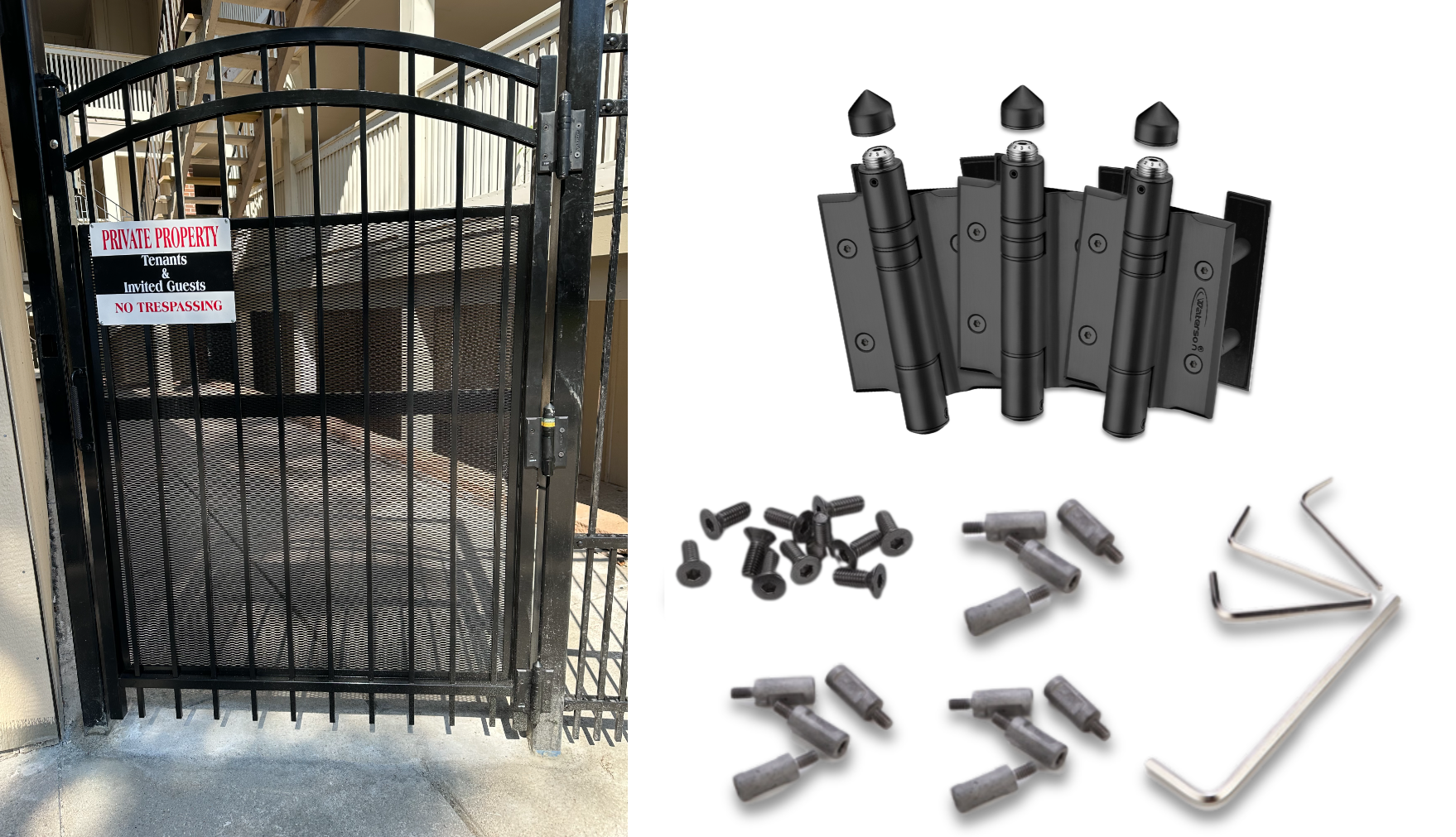 Self Closing Gate Hinges for UK Exterior
