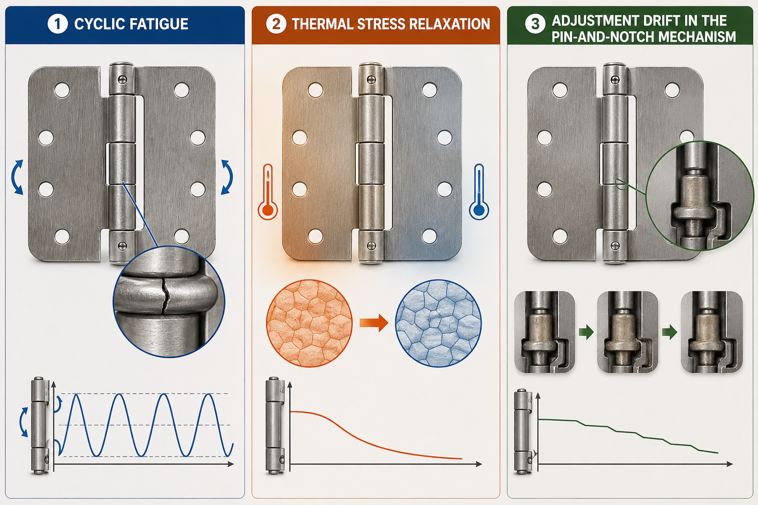 Spring Hinge Closing Force Degrades