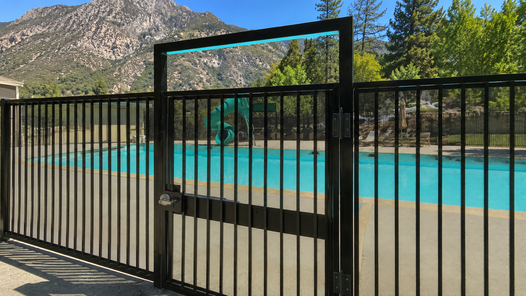 pool gate