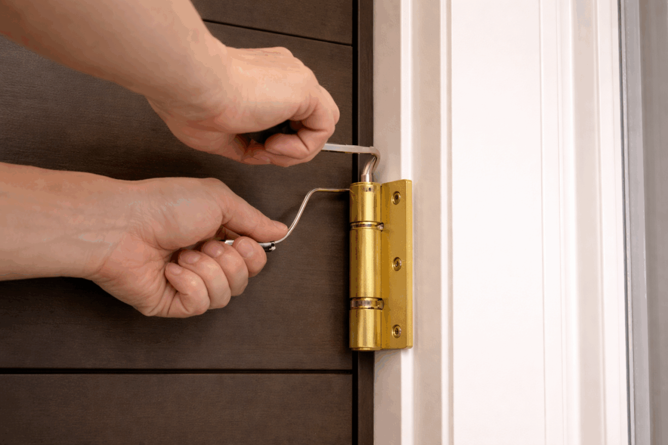 Step by Step Guideline in Removing Door Hinge Pin