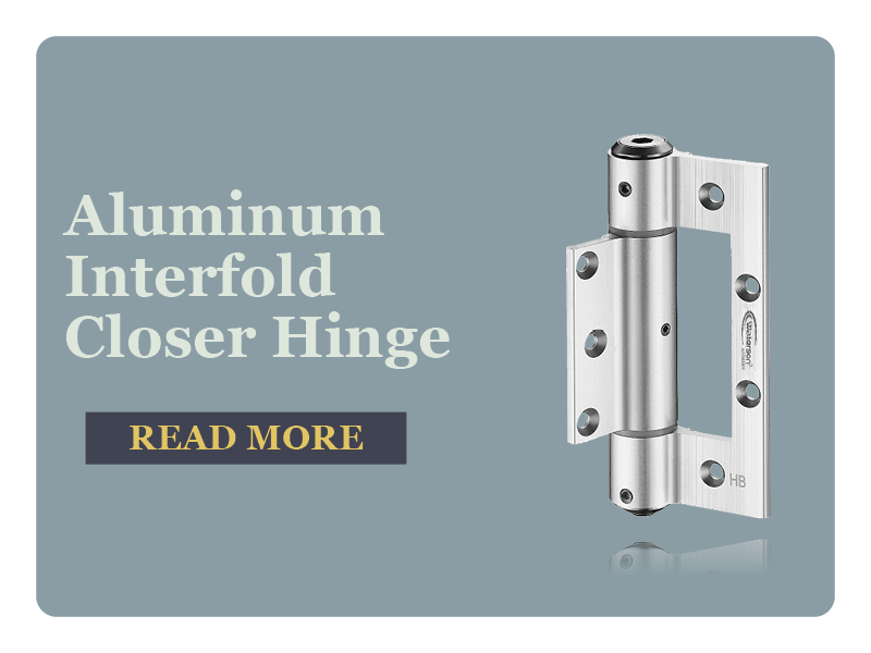 aluminum interfold door hinges