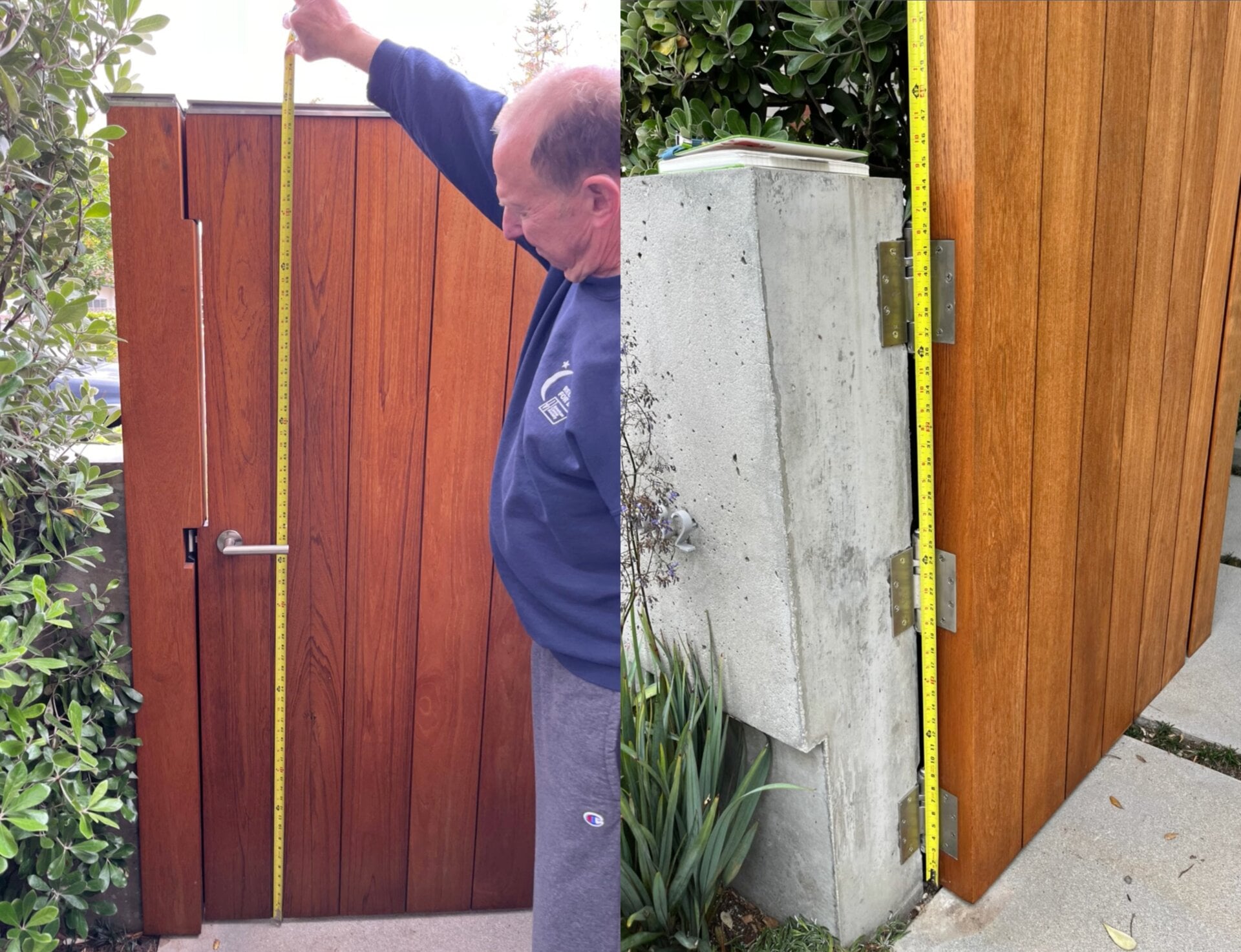 bottom set gate hinge
