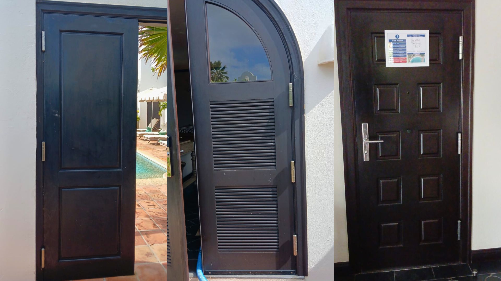 self closing hinges exterior door