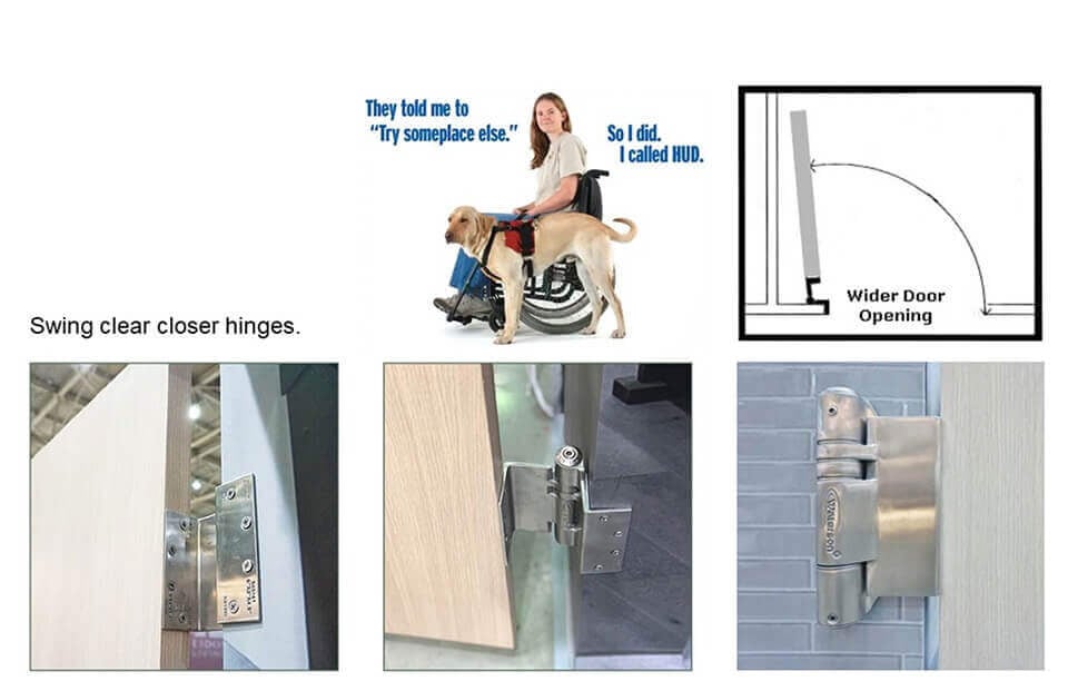 Waterson hinge Swing Away Hinges