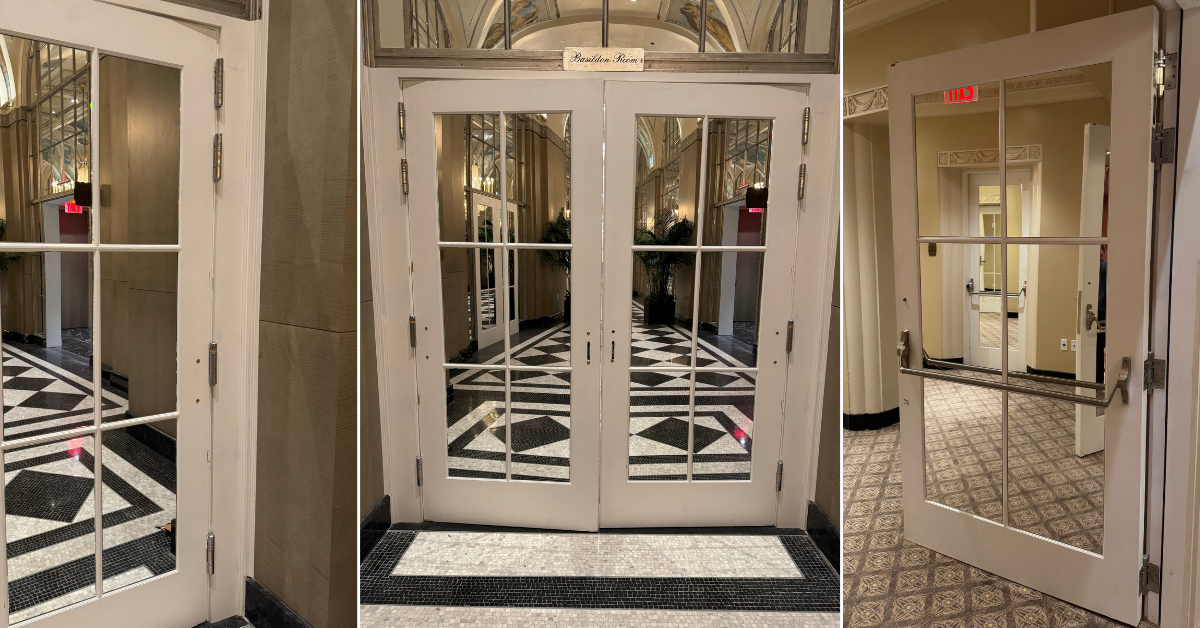 commercial self closing door hinges