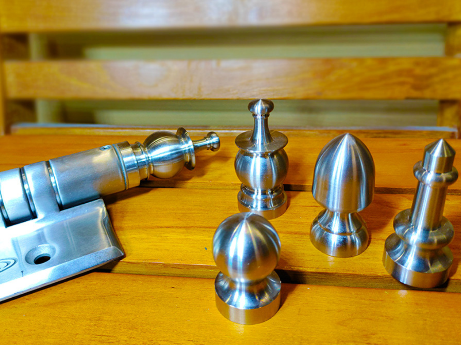 Waterson stainless steel hinges caps