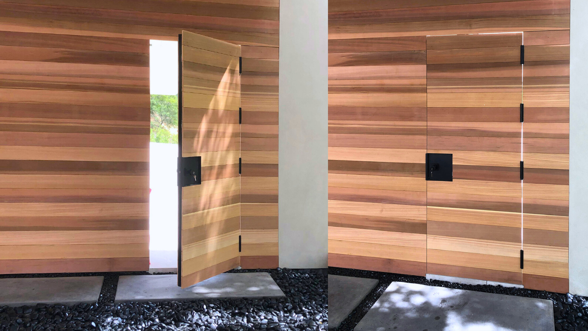 self closing hinges exterior door