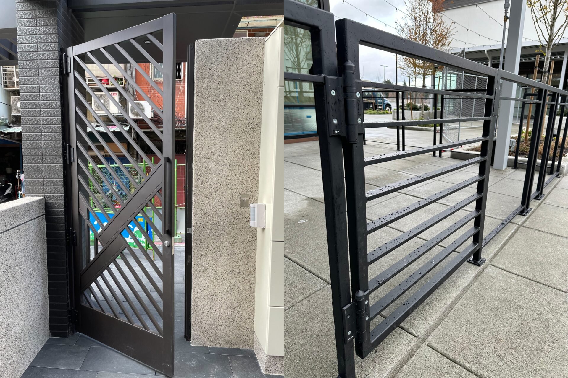 exterior hydraulic gate closer