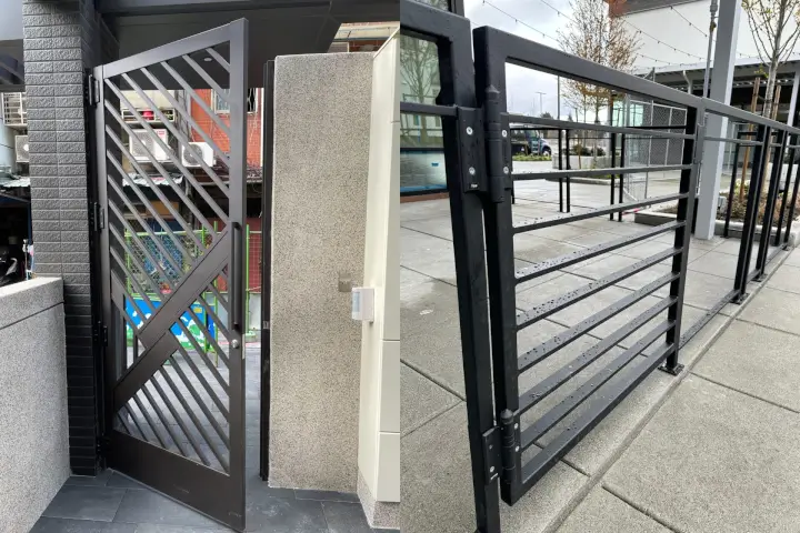 exterior hydraulic gate closer