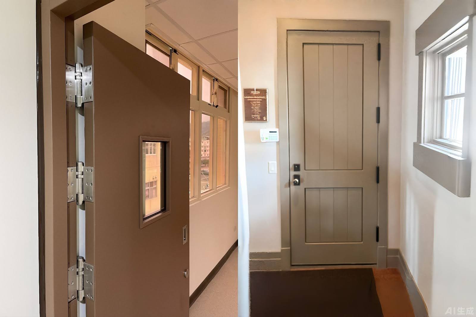 fire rated door vs non fire rated door