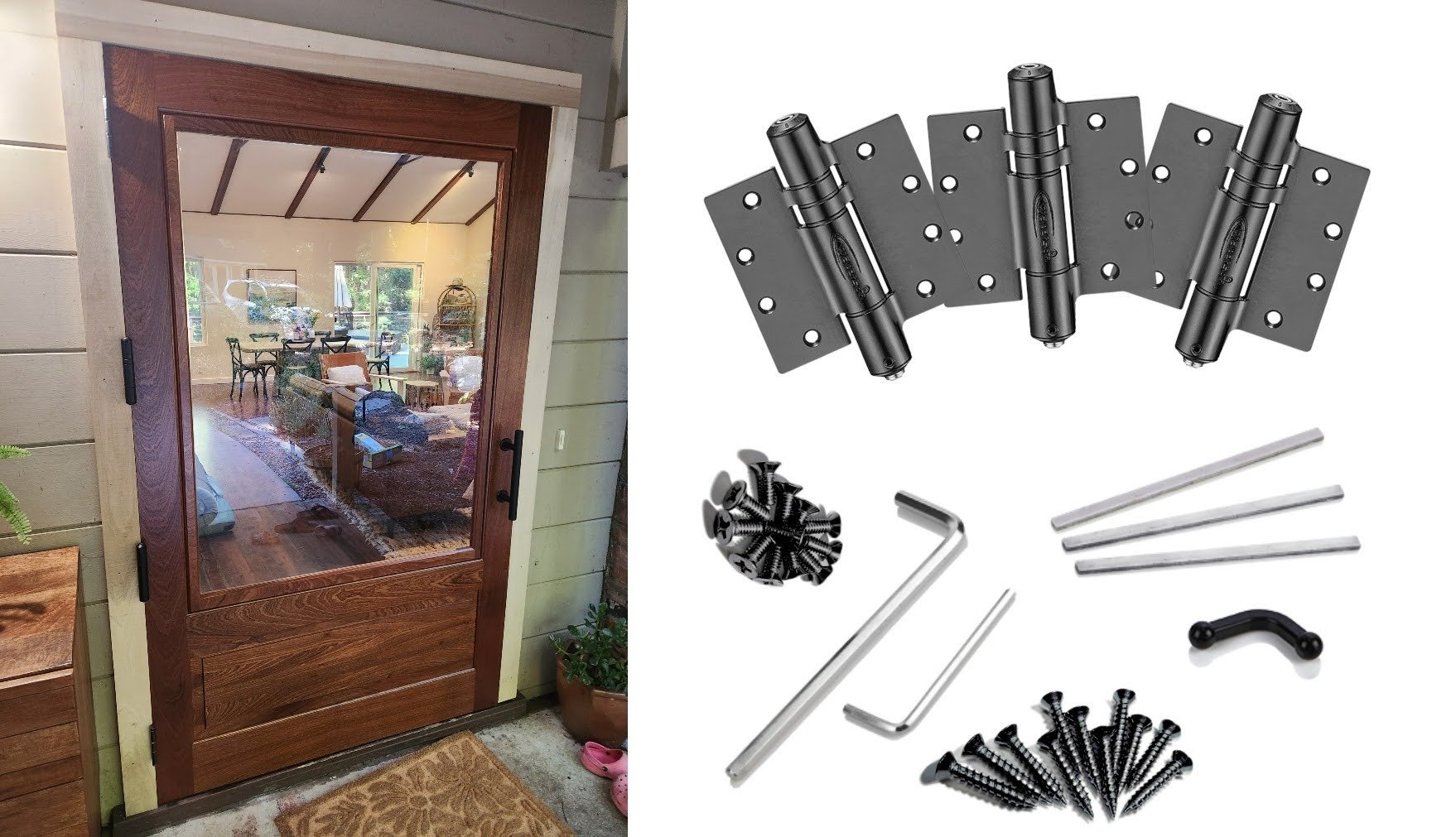 full lite entry door hinges