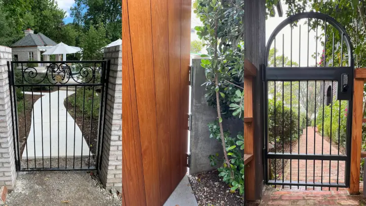garden gate entry