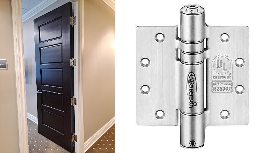 heavy duty spring loaded door hinge