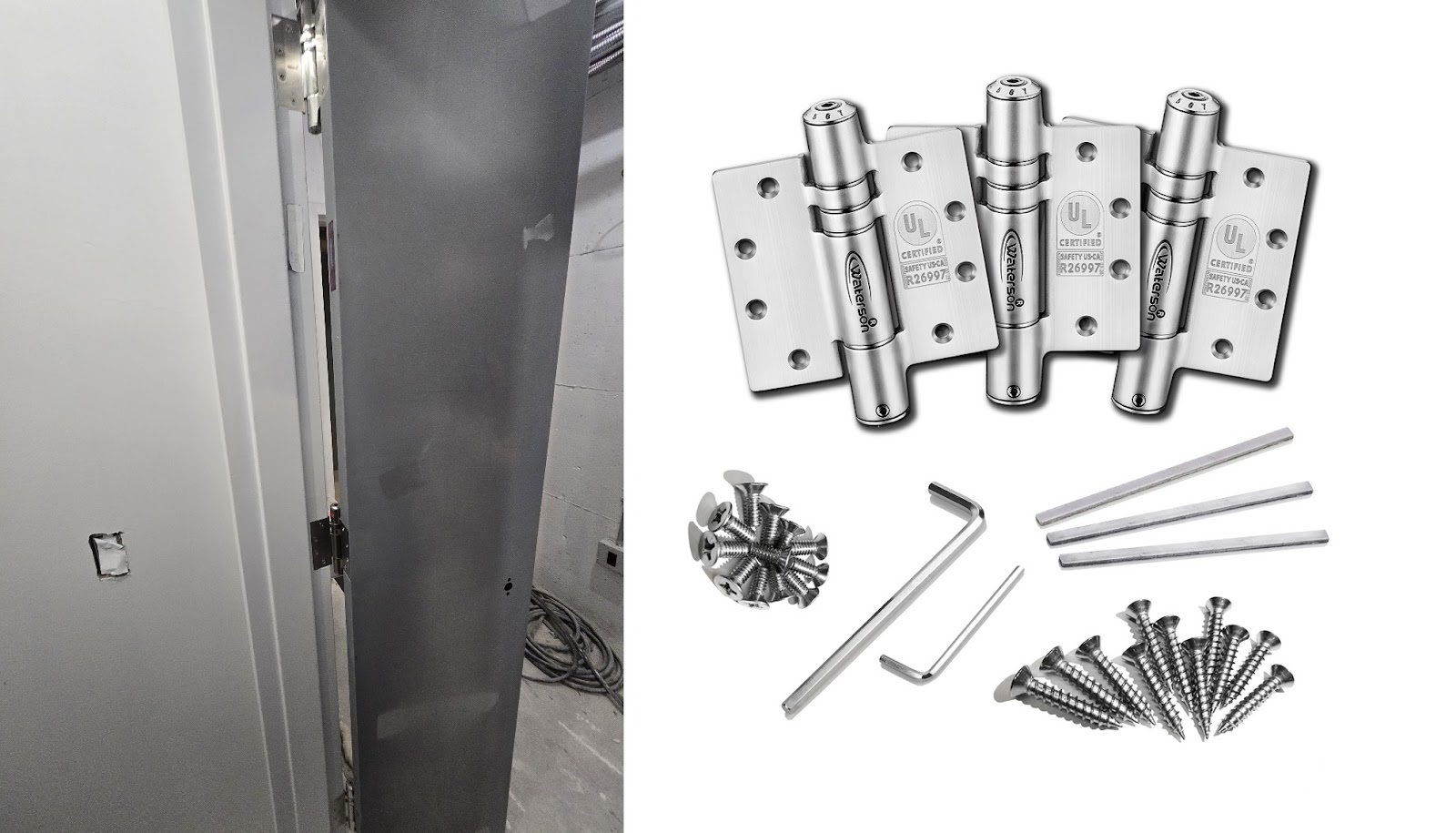 hinges for narrow doors