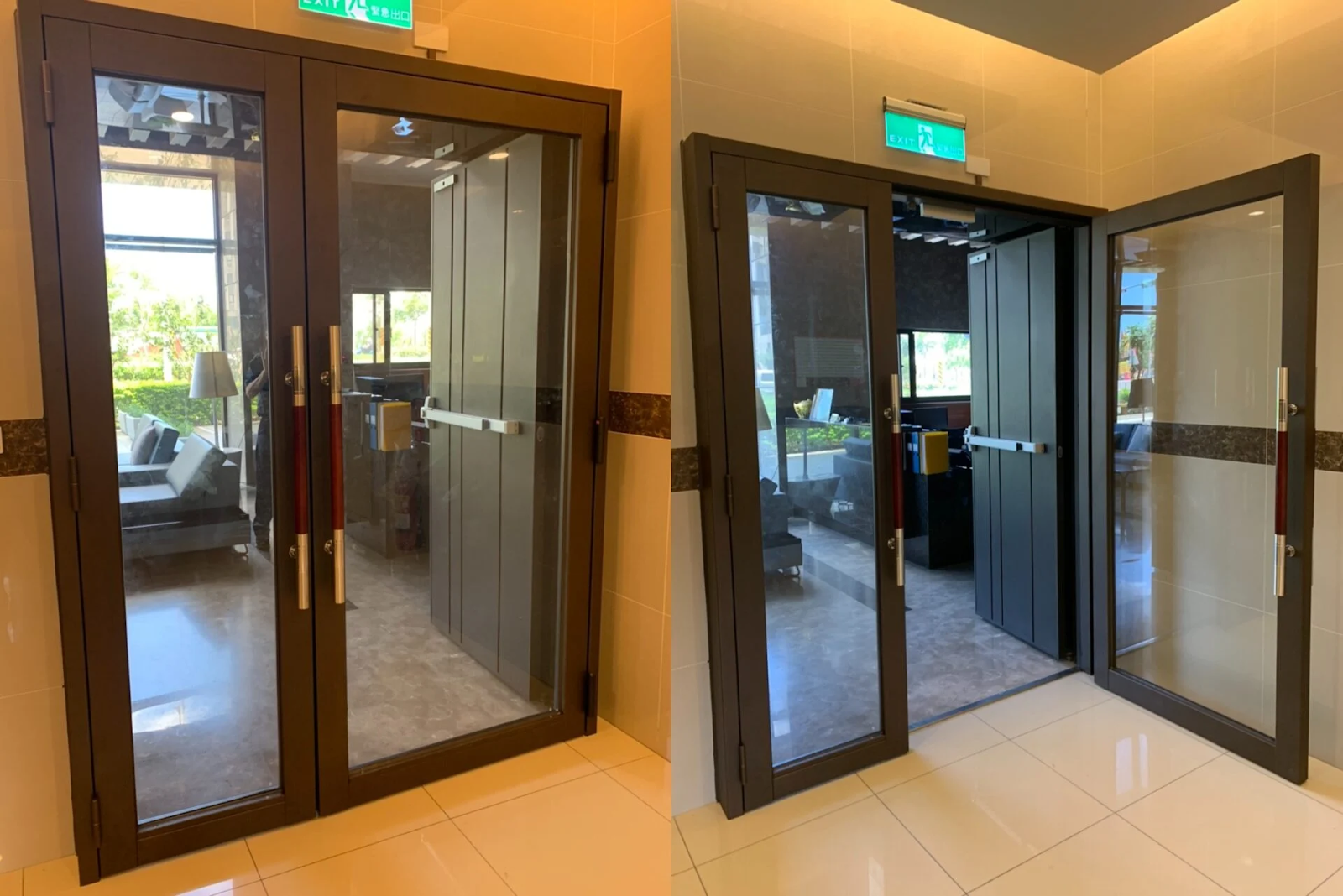 hinges for narrow doors