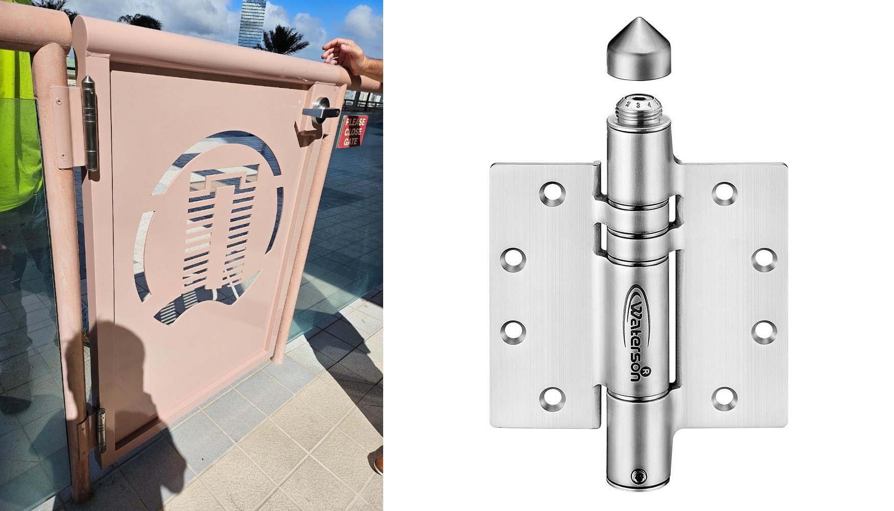 hinges for round pipe
