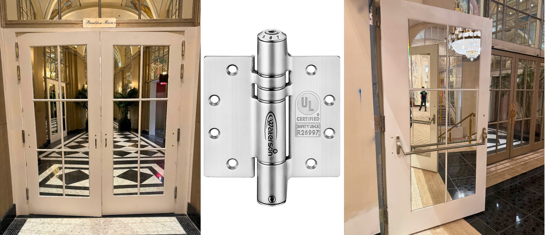 anti slam full lite door hinges