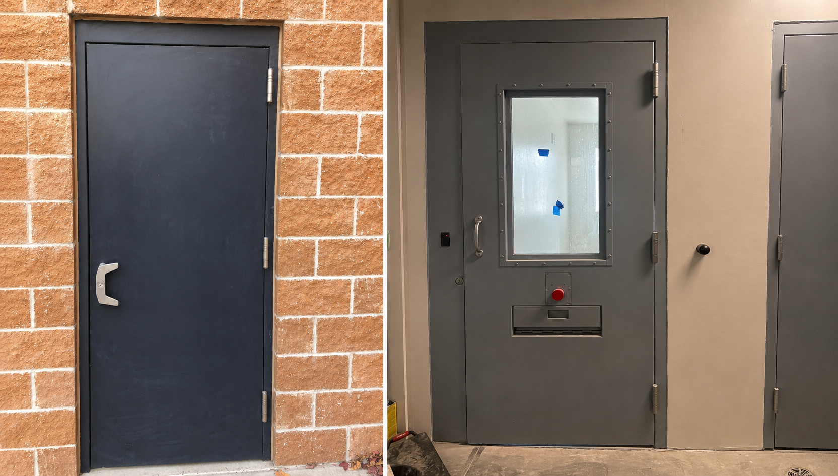 how many spring hinges for a fire door