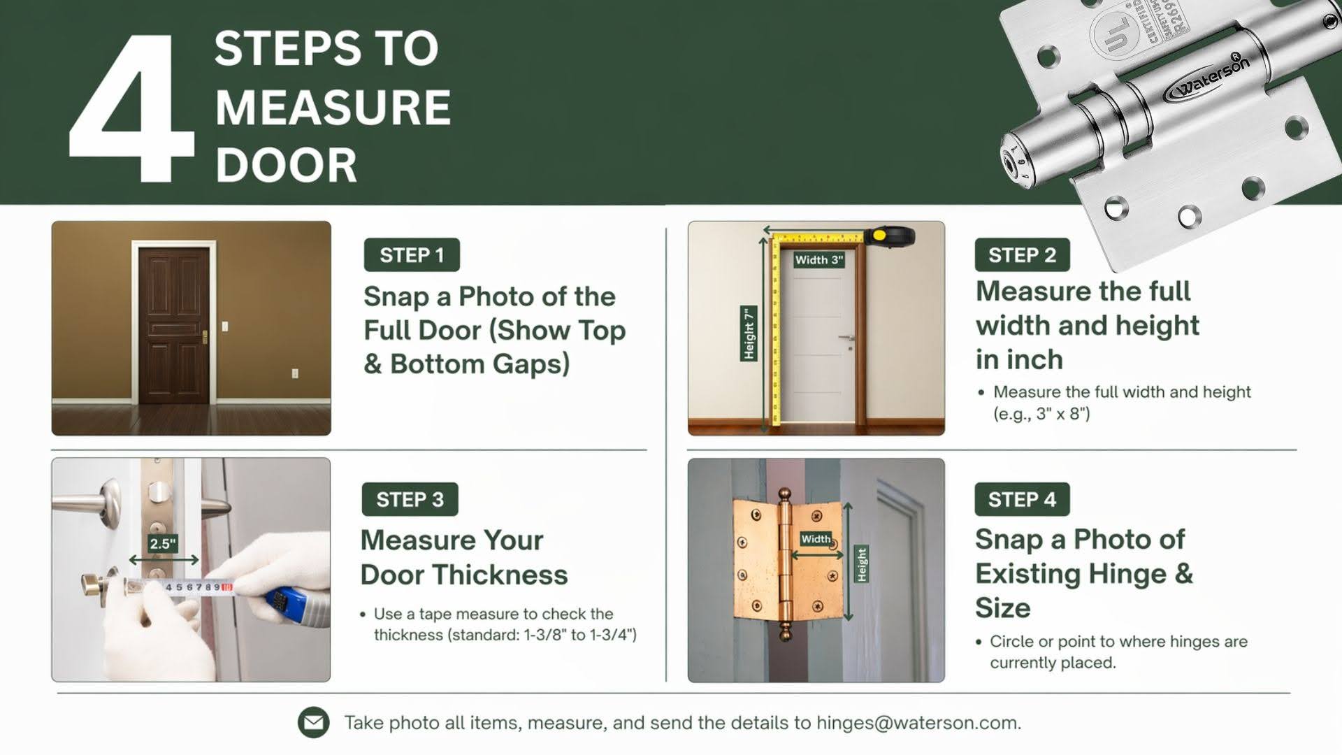 how to measure your door