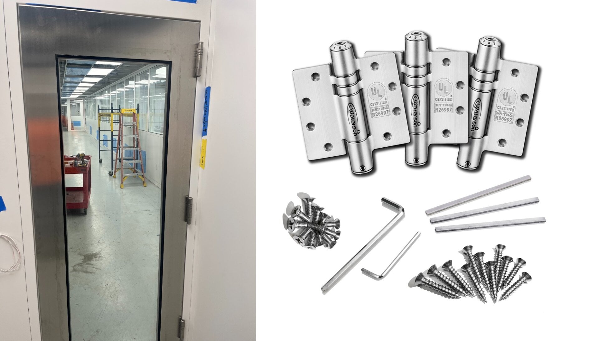 hygienic door hinges
