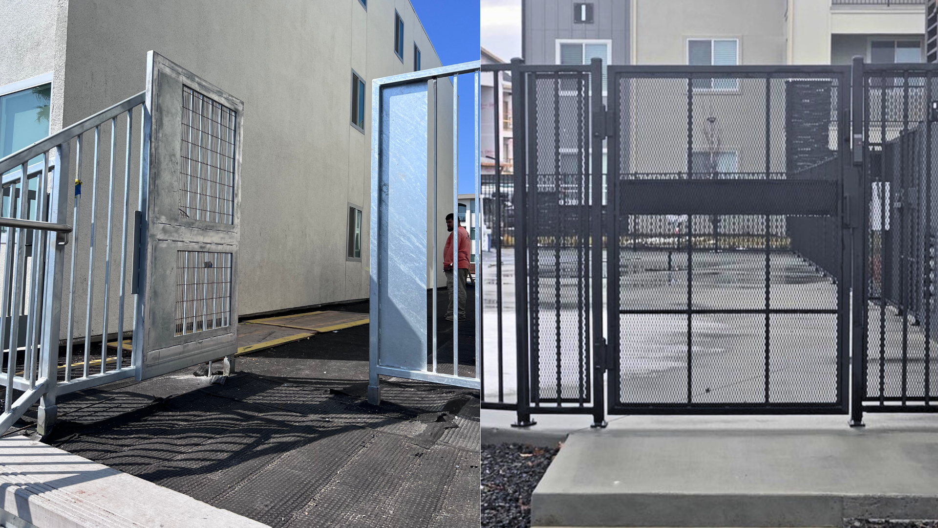 heavy duty exterior gate