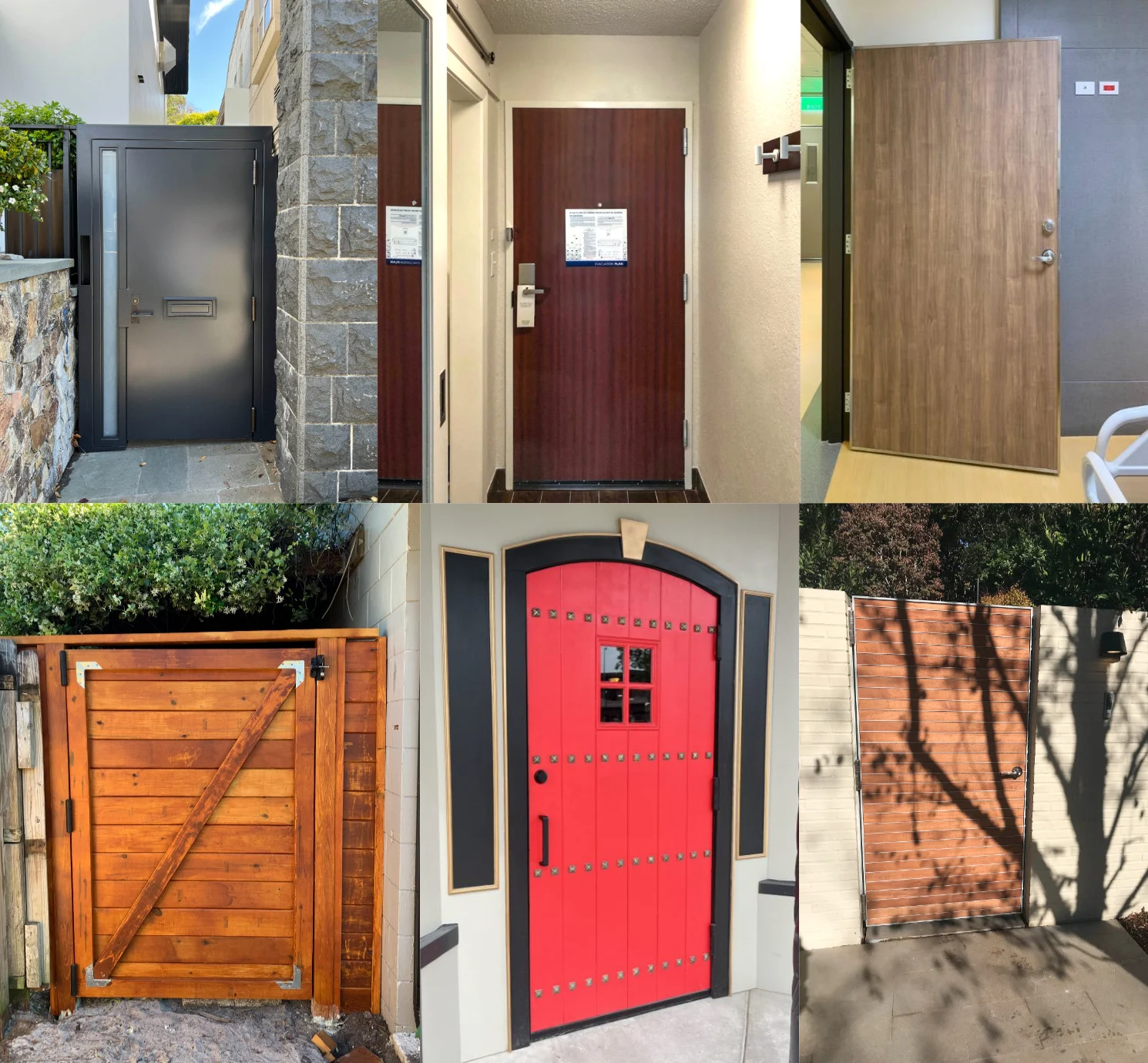 mechanical door hinges