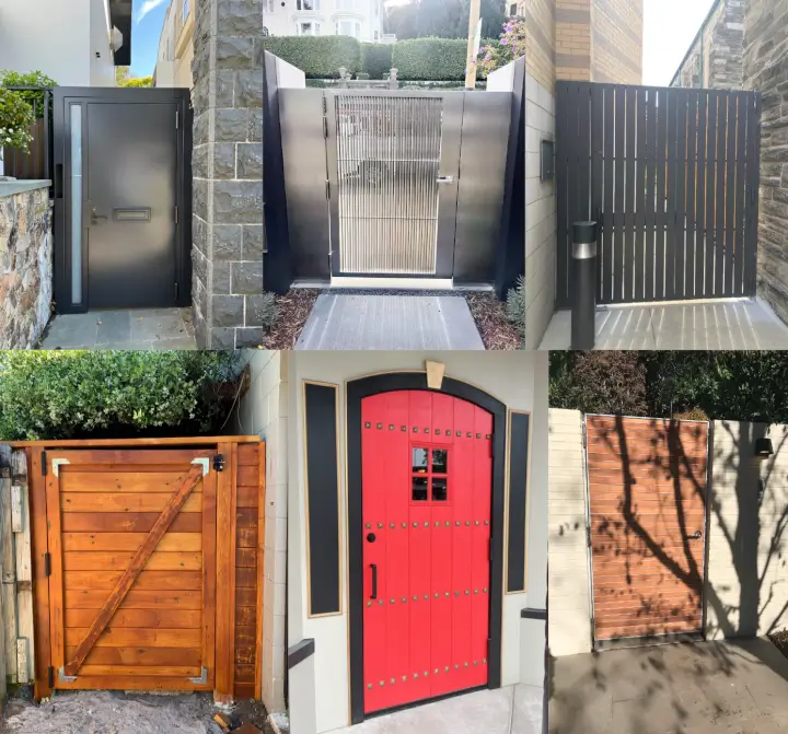 mechanical self closing door hinges