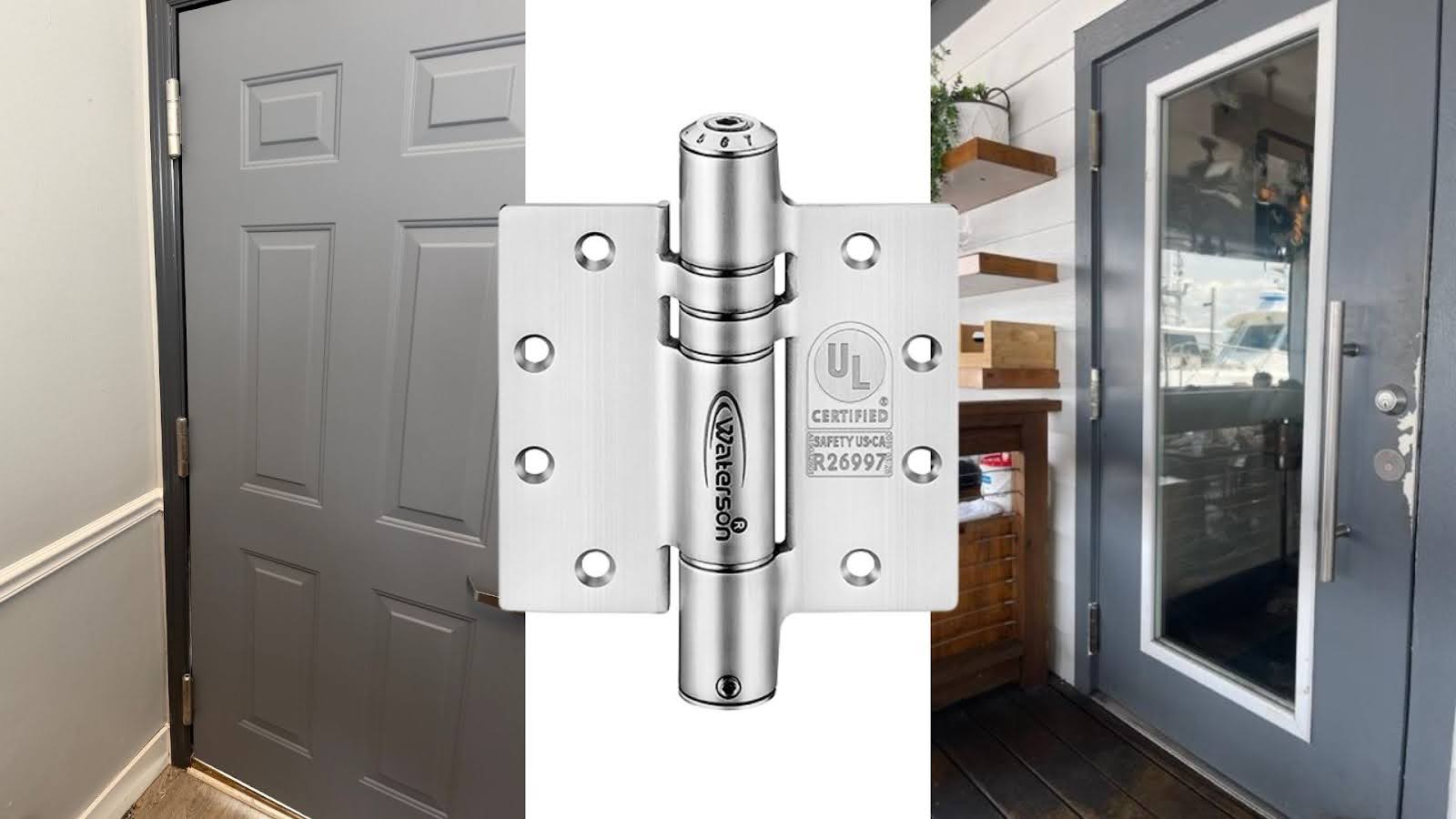 mudroom door antislam hinges