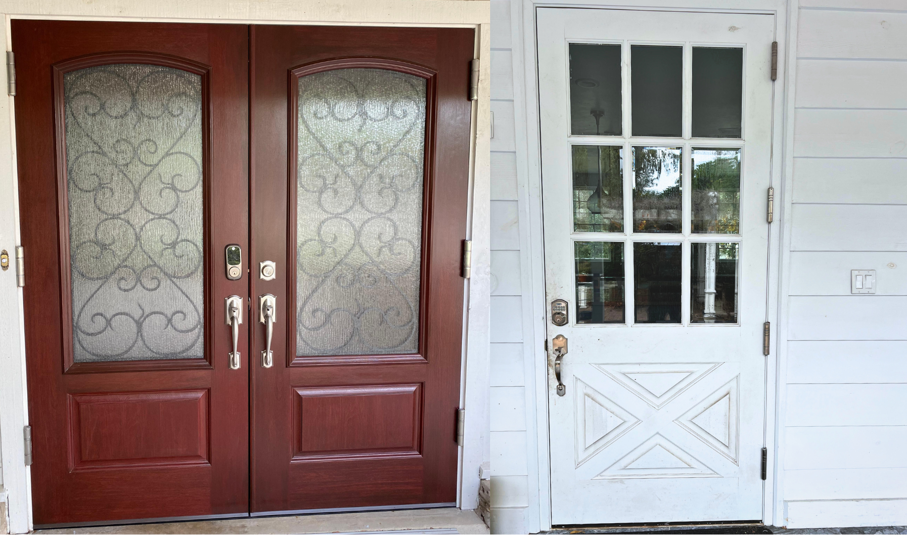 residential front door hinges