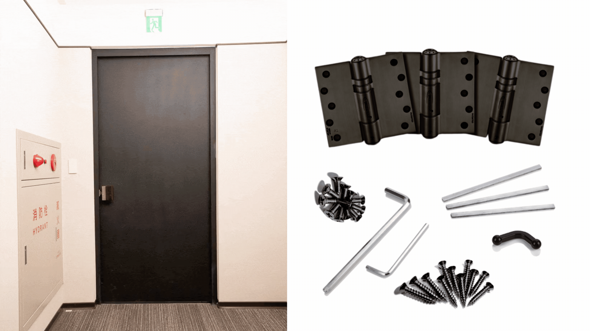 self closing fire door hinges