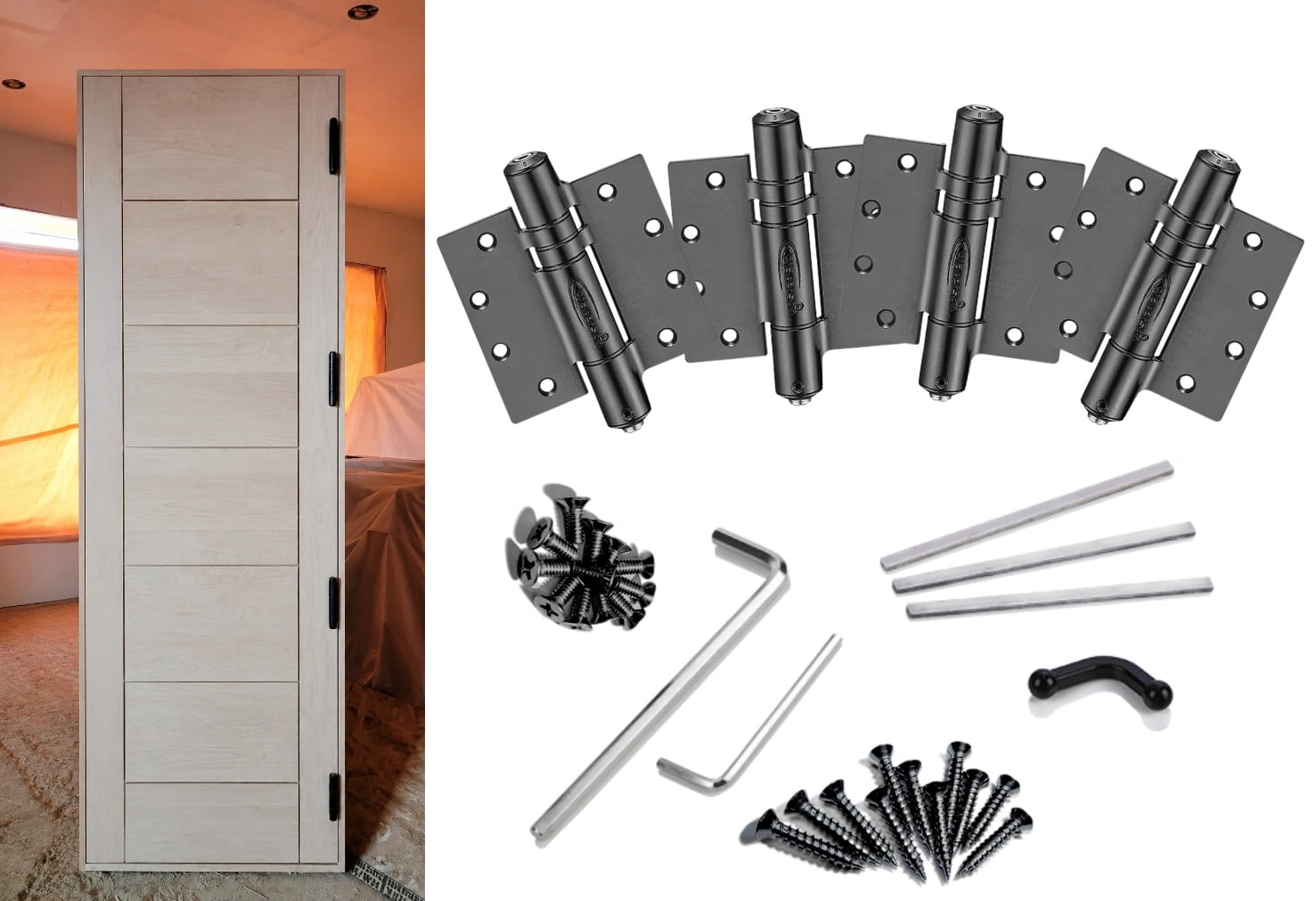 self closing hinges for prehung door