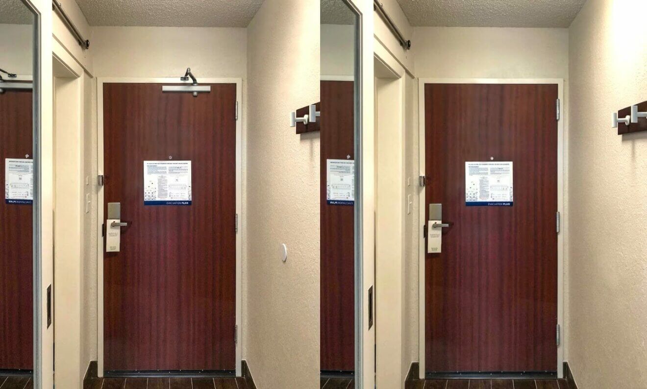 Hydraulic Door Closer vs Waterson Hinges with Spring