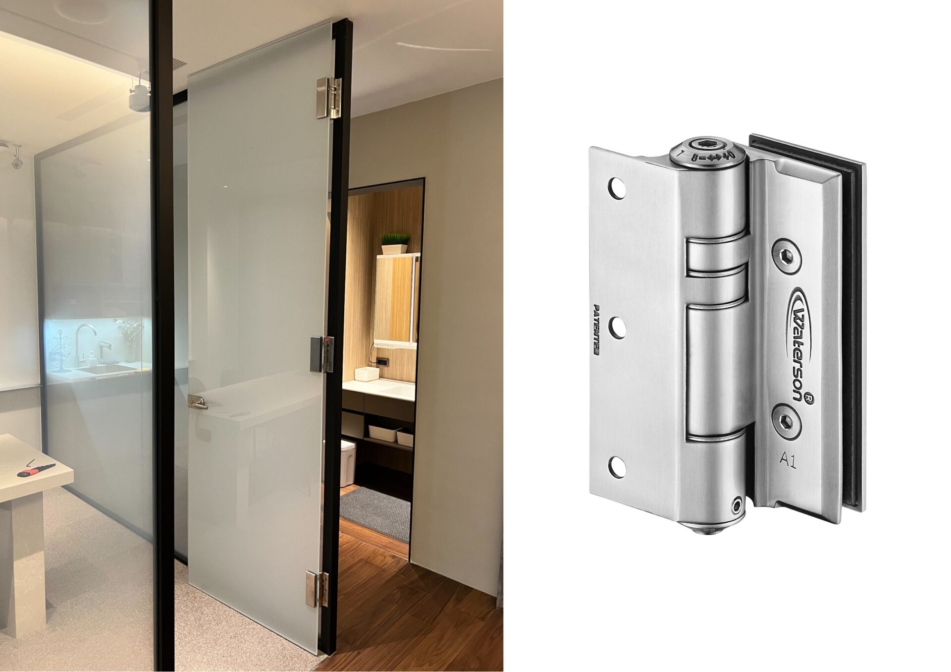 soft close shower door hinges