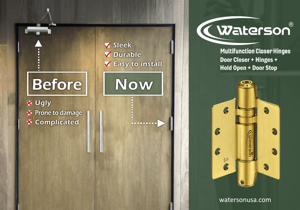 Waterson spring door closer