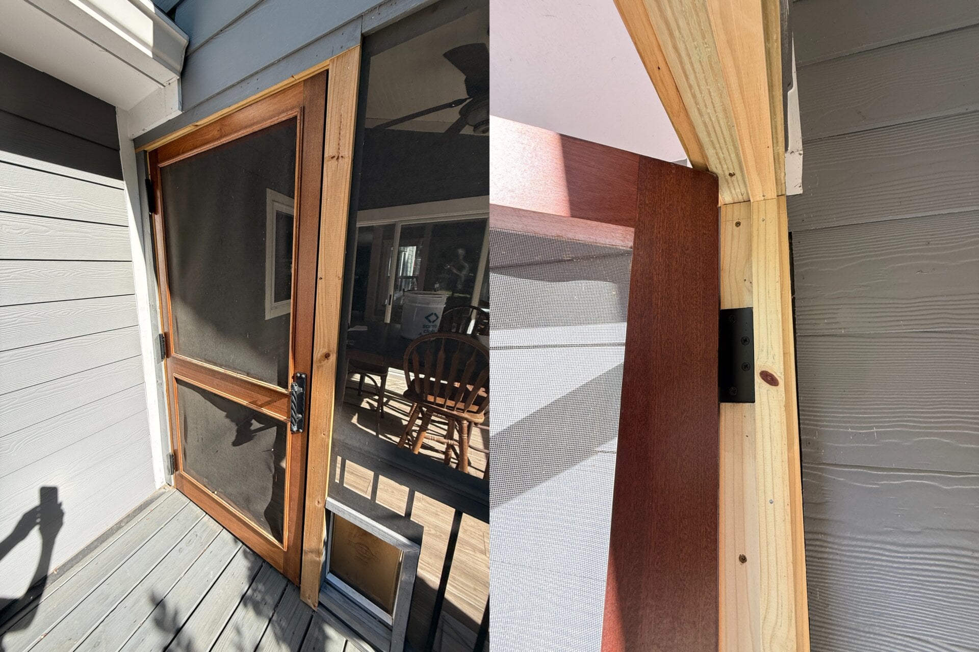 storm door hinges self closing