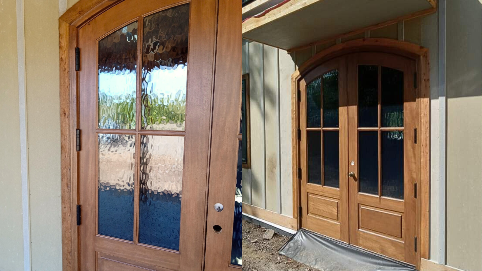 wood exterior doors