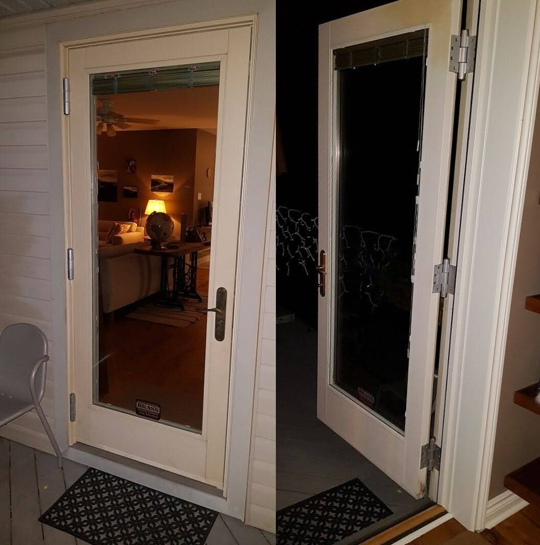 white door full lite entry door hinges