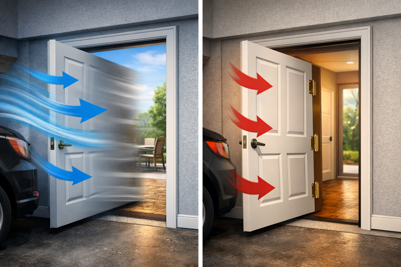 wind resistant garage door hinges