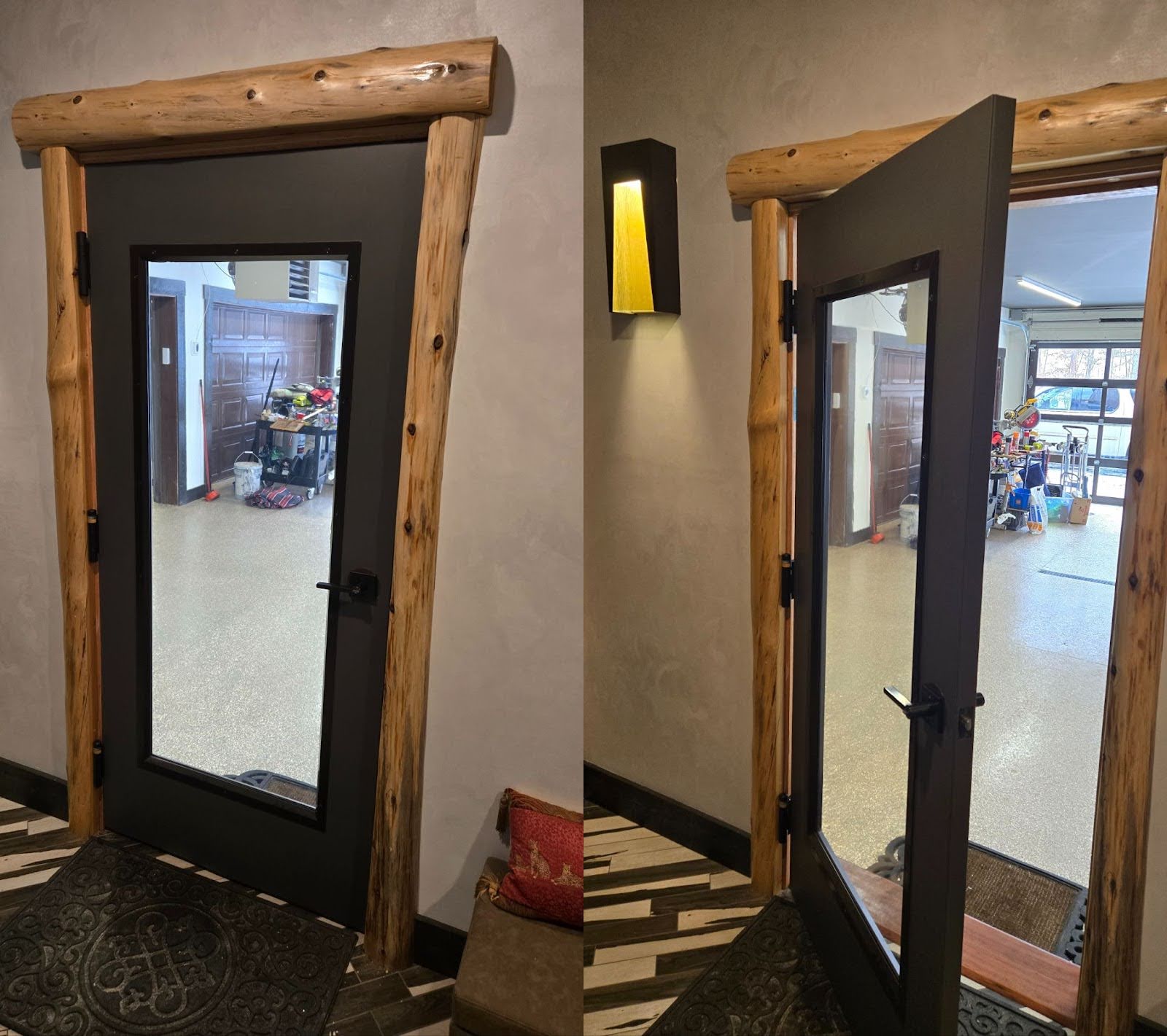 wind resistant garage door hinges