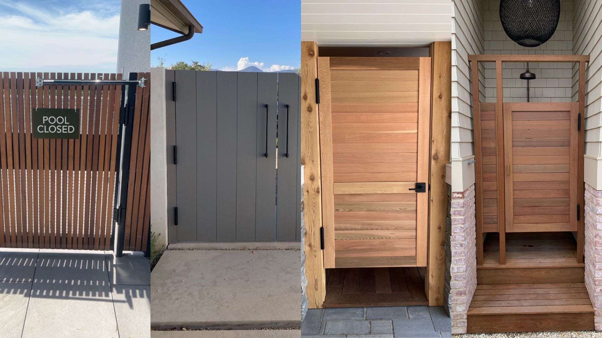 wood fence gate hinges