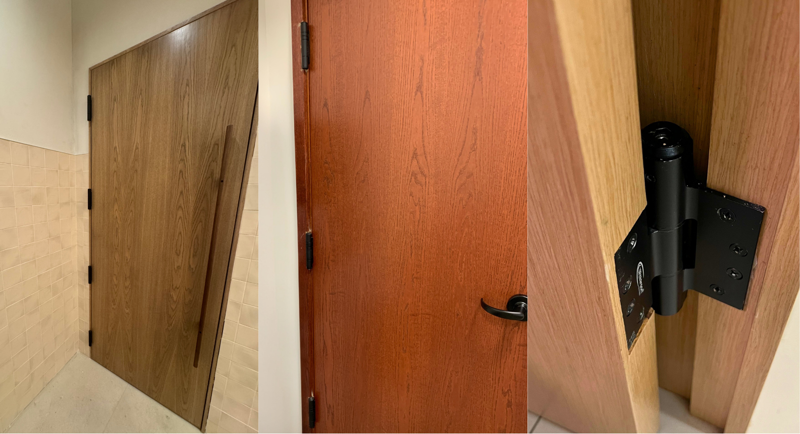 high traffic wood veneer door